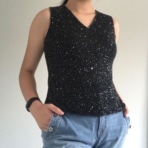 VINTAGE 80s SEQUIN TOP